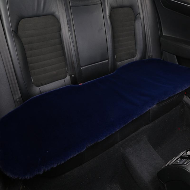 Rabbit Plush Winter Car Seat Cushion - Thick, Warm, No-Backrest, Universal Three-Piece Set