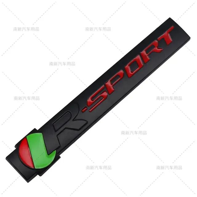 

3D Металлическая эмблема R SPORT, логотип, наклейки, декали для Jaguar R-SPORT F-PACE XJ XE XF, автоаксессуары C