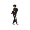 Nike Mid Rise Letter Elastic Knit Sports Pants Women Bottoms FB8052-010