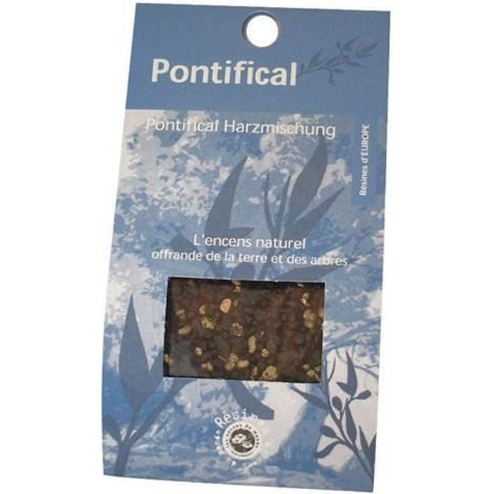 Encens naturel en résine - florisens - pontifical - oliban - myrrhe - 25g