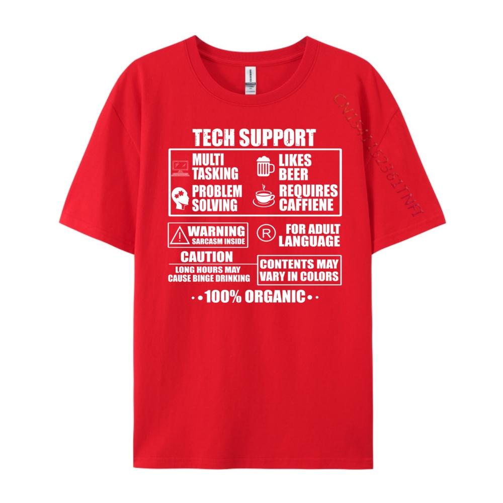 

Funny Tech Support Apparel Sysadmin Computer Geek Joke Mens Designer Clothes Fashionable and Trendy T Shirts Funny S