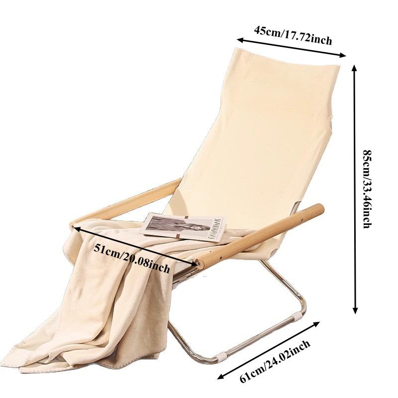 Modern Portable Folding Chairs Comfortable Chaise Lounges Ergonomic Armchairs for Living Room Backrest Recliner Chair Furniture