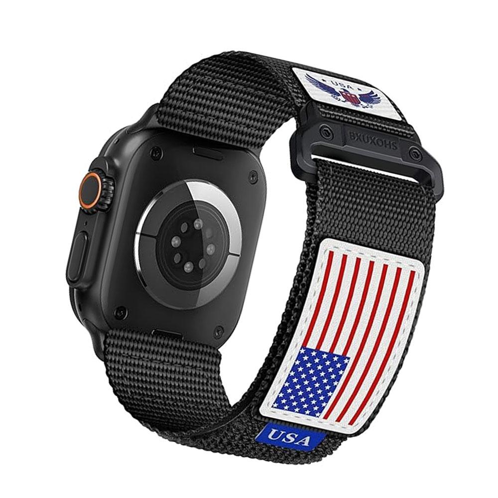 

Strap for Apple Watch Ultra2 3 Band 49mm 46mm 45mm 44mm 42 41 40 Rugged Nylon Sport bracelet Correa iWatch Series 11 10 9 7 8 SE 38 40 41 S11-42mm