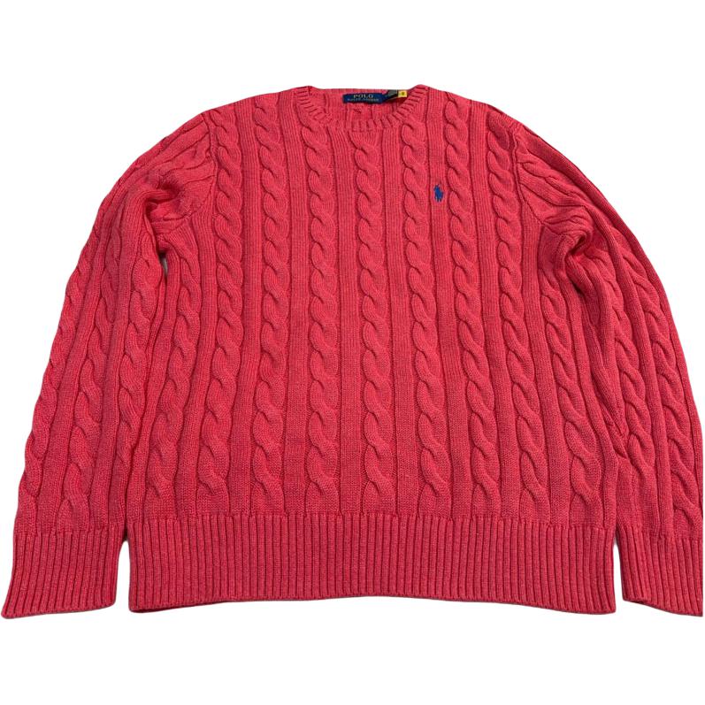 Мужской хлопковый свитер Polo Ralph Lauren с косами MNPOSWE16822348-620 M