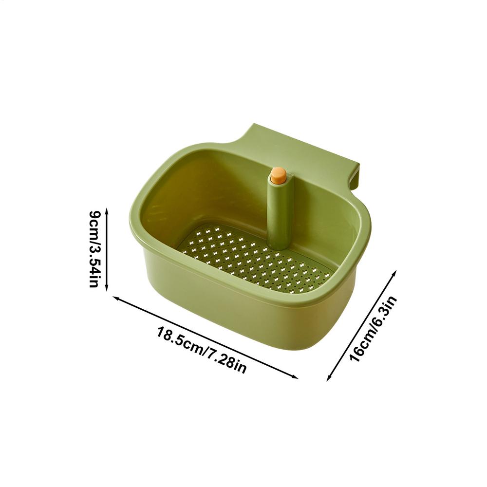 Sink Drain Strainer Basket Retractable Sink Draining Rack Multi-purpose Faucet Storage Holder Vegetable Drain Shelf for Fruit