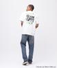 Avirex FELIX COMICS Short Sleeve Size T-SHIRT, Felix, Men's T-Shirt, 2XL, 030, White, 783-5134036