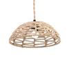 Hand Weaved Rattan Lamp Shade Easy to Install Chandelier Lamp Accessories  Restaurant