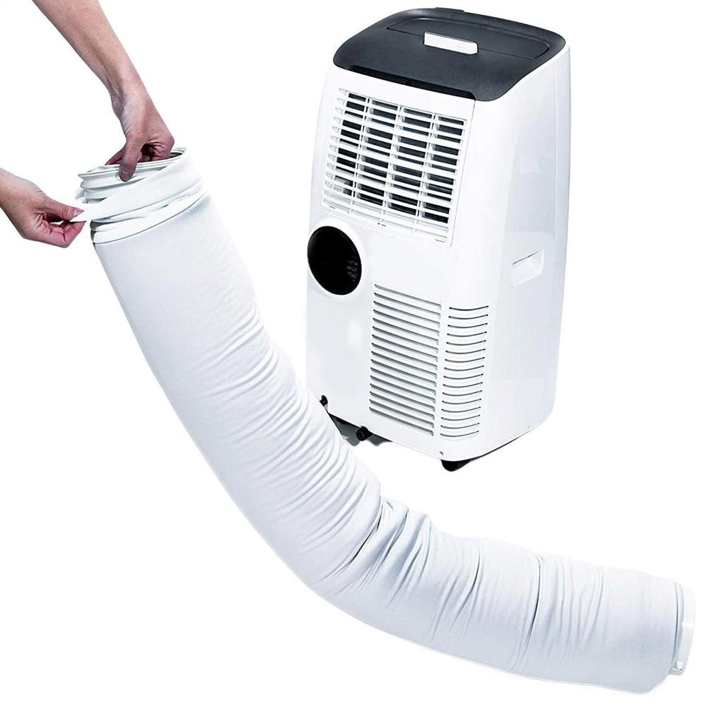 AC Hose Wrap Reusable Air Conditioner Hose Dust Proof Sleeve Adjustable Insulated AC Air Outlet Pipe Tube Hoses