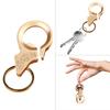 Brass Keychain with Schrute Farms Bottle Opener Suitable for All Beer Bottle Cap Gift for Family and Friends Gatherings