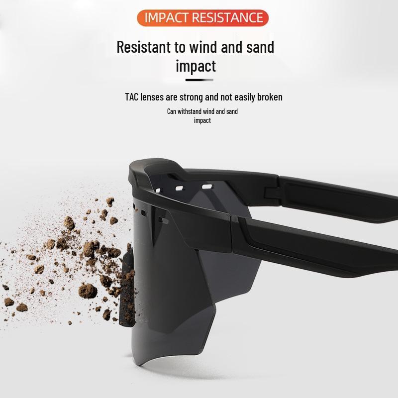 Gogle sportowe dla dzieci: Wiatroodporne, Piaskoodporne, Odporne na ścieranie, Kolorowe okulary przeciwsłoneczne do jazdy na rowerze na świeżym powietrzu