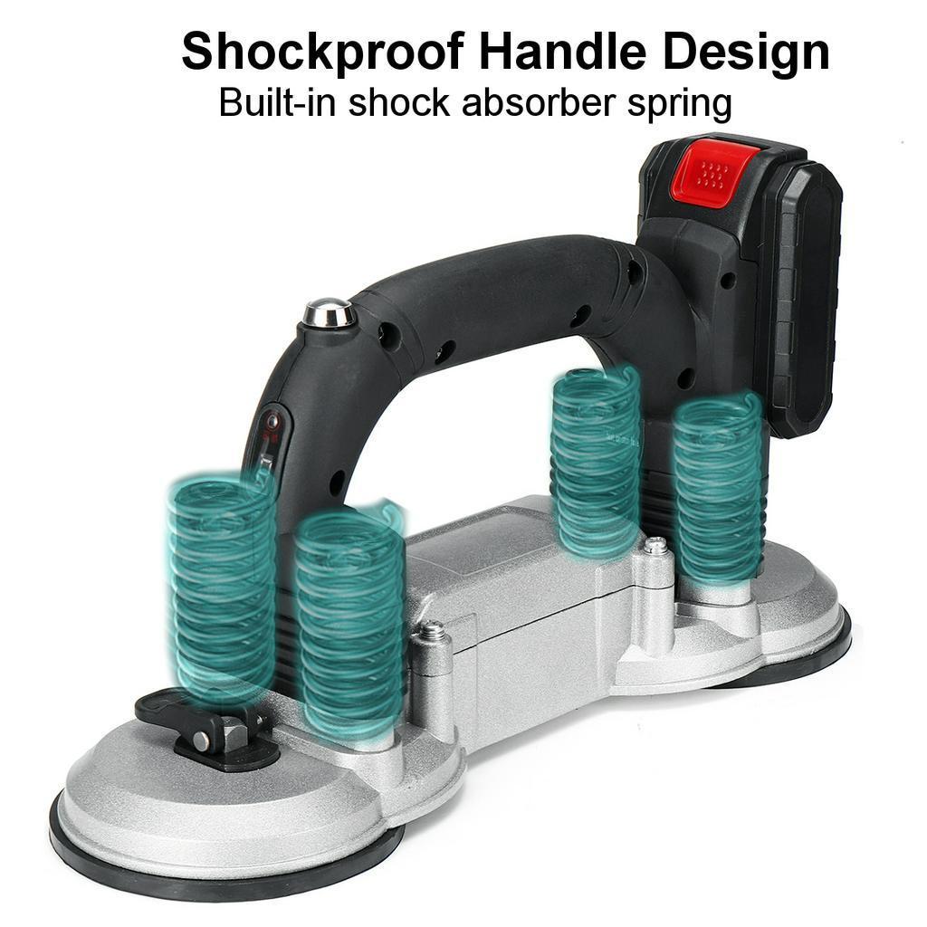 200KG 30000r/min Tile Machine 1500W Tiles Vibrator Suction Cup Automatic Floor Vibrator Leveling Tool for 60-120CM Ceramic Floor