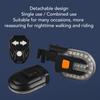 Bike Turn Signals USB Rechargeable IPX4 Water Proof LED Bike Split Back Turn Signals with Wireless Remote Control for Cycling Gear