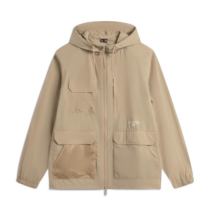 Li-Ning Men s Water-Repellent Multi-Pocket Casual Jacket M