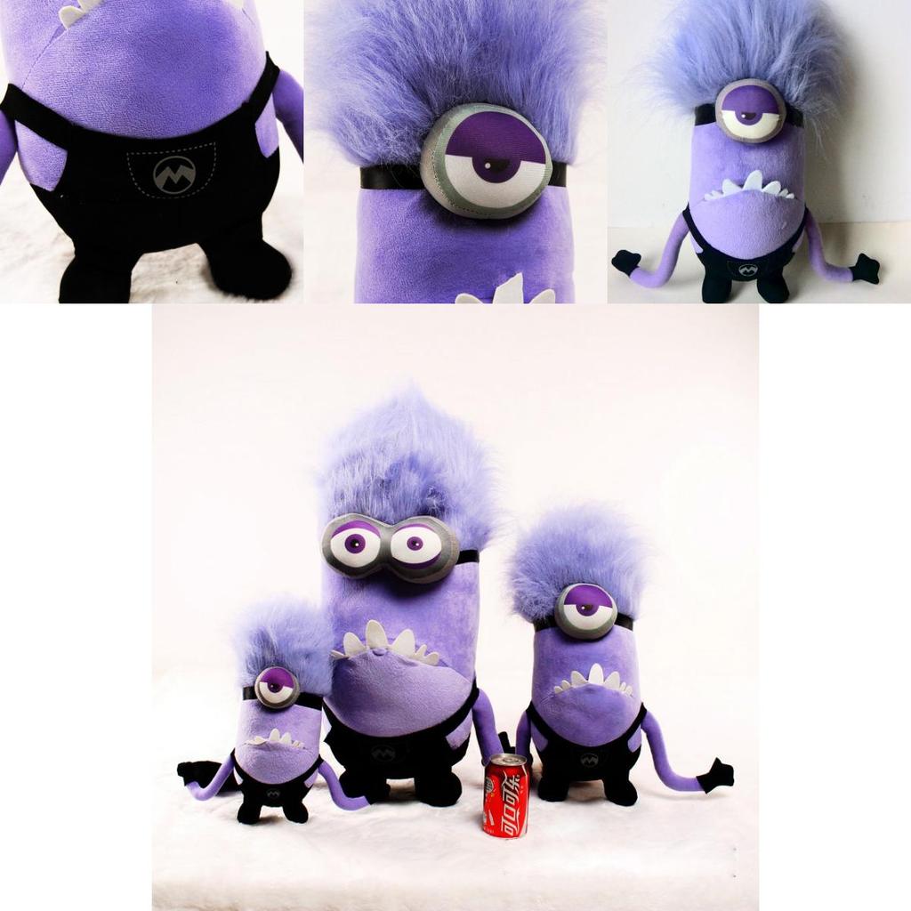 Ich – Einfach unverbesserlich Lila Böse Minions Zeichentrick Plüschtier Puppe Für Geschenk Und Spiel