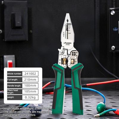 10 In 1 Wire Strippers With Electricity Measurement Function Wire Stripping Pliers For Cutting And Pulling Wires Scissor