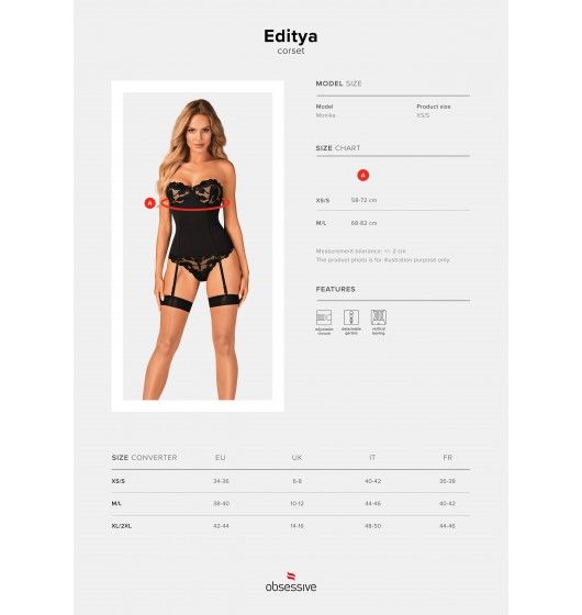 Korsett Editya M/L Obsessive