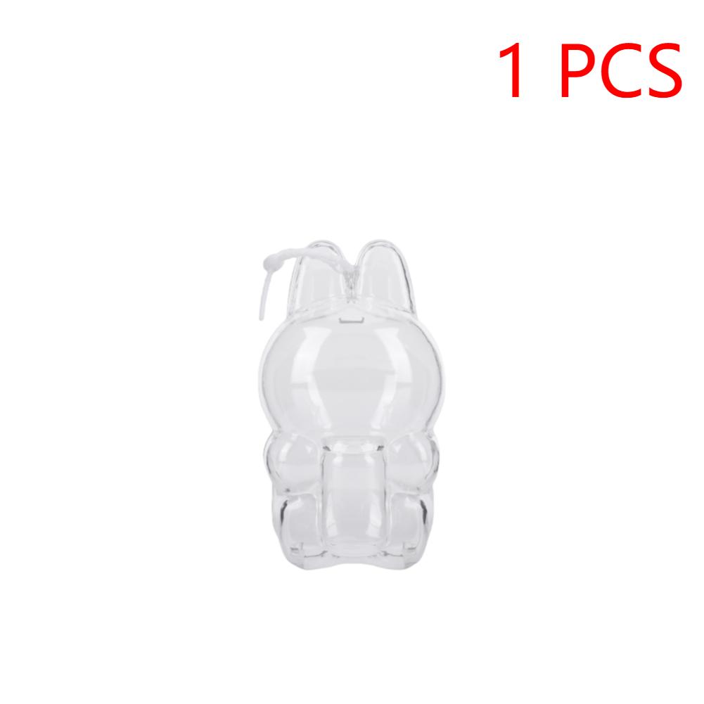 

1-5PCS Transparent Protective Case Portable Organizer Box Dust Protective Cover for SKULLPANDA For LABUBU V3 Doll Accessories