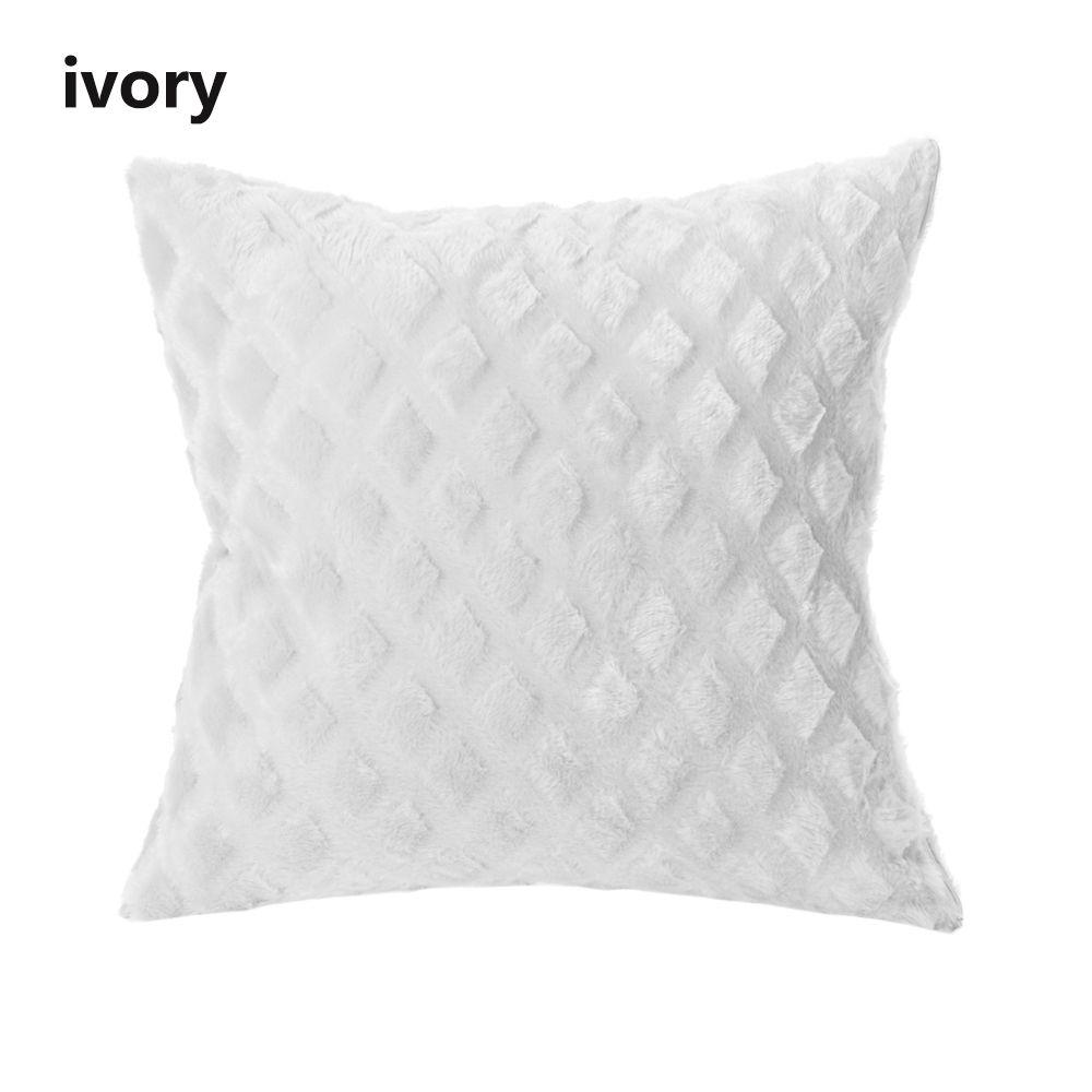 Soft Car Seat Home Decor Cushion Cover Throw Pillow Cases Winter Warm Corduroy