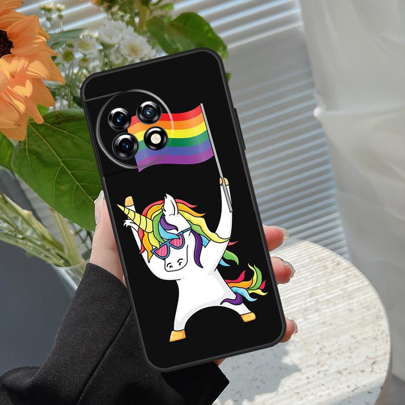 Gay Pride LGBT Rainbow Flag Case For OnePlus 15 15R 13 13T 13R 12 12R 11 10 10R 10T 8T Nord 5 CE 4 2 3 Lite N20 N30 Cover