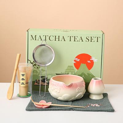 Macsa Tál Macsa Habverő Készlettel Japán Macsa Tea Készlet Macsa Készítő Készlet Hagyományos Szong-dinasztia Teaceremónia Kiegészítők