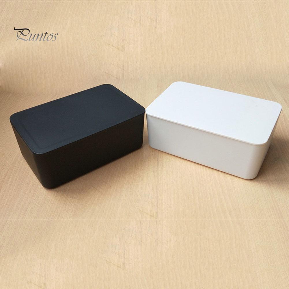 Puntos Haushalt staubdicht Nasswischen Aufbewahrungsbox Papier Tissue Aufbewahrung Organizer Fall