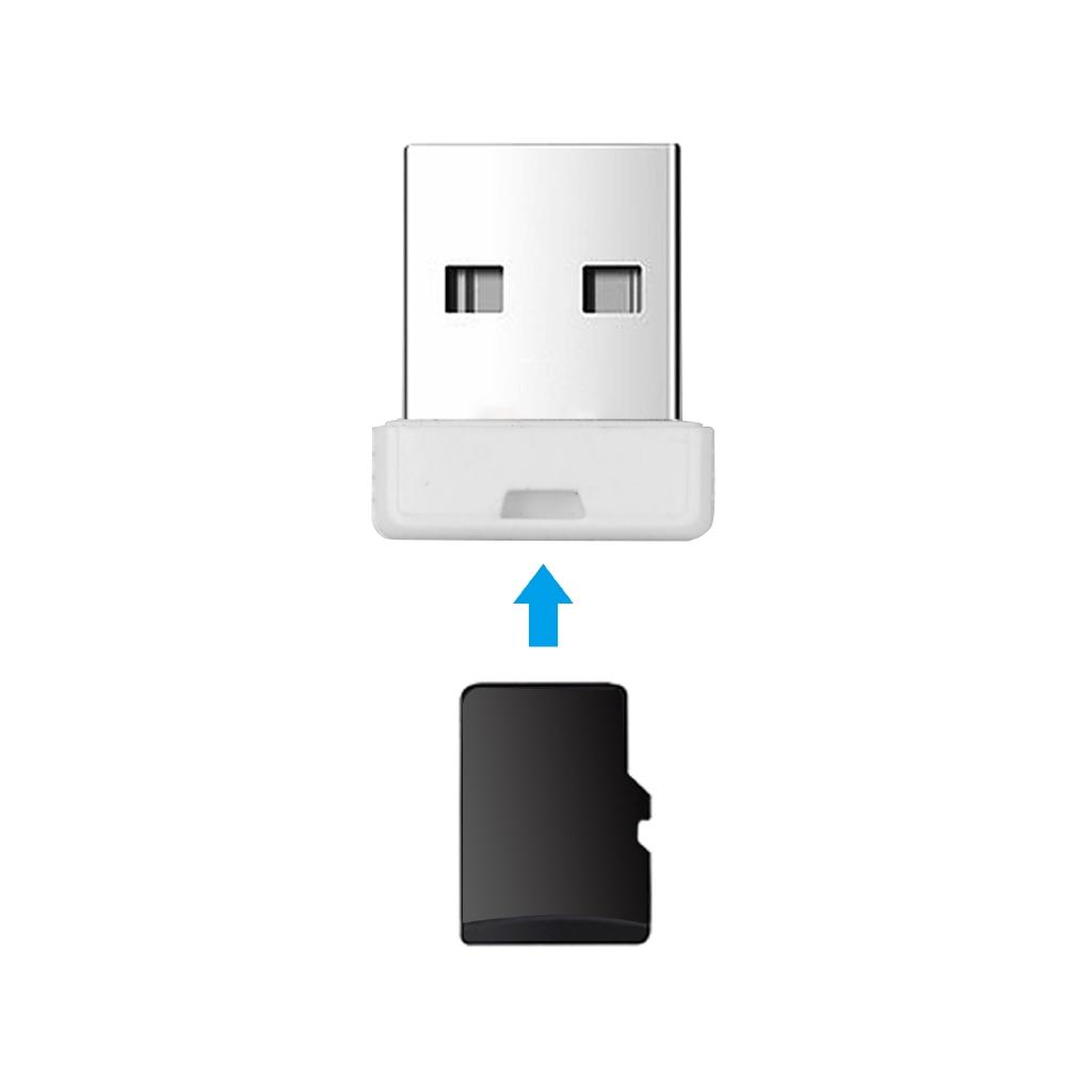 Portable Mini Card Reader Super Speed USB 2.0 Micro SD/SDXC TF Card Reader Adapter