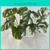 Leaf Monstera Realistic 7 Heads Greenery For Wedding Party Decor Gifts
