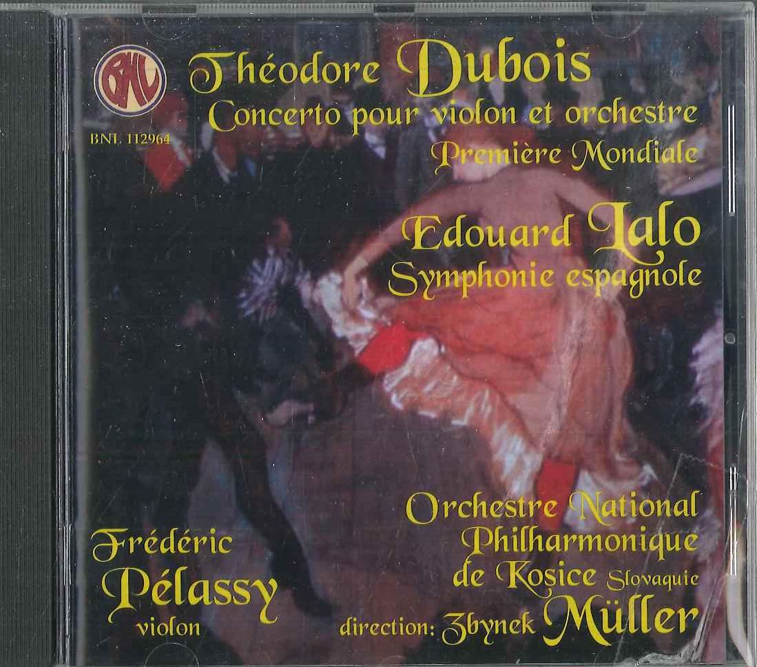 

CD EDOUARD LALO Theodore Dubois BNL112964 BNL 2011 Turkey World Music Used