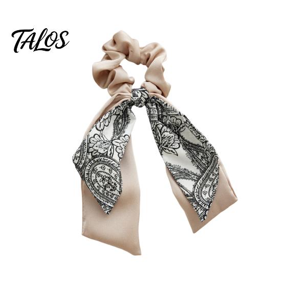 Adjustable Hair Band Tie for Women, High Elastic Rubber with Floral Comfortable Splicing Design, Versatile Ponytail Bun Accessories