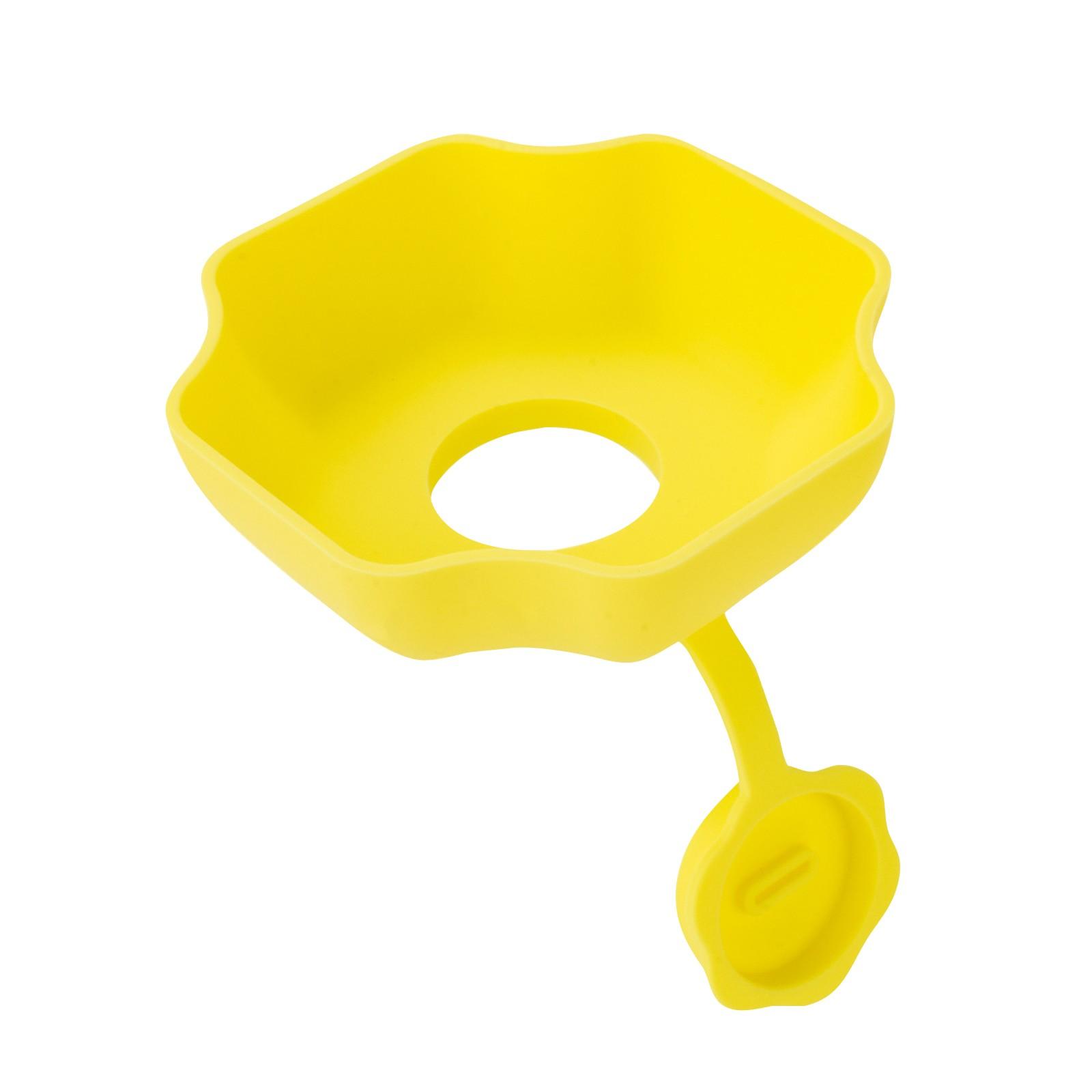 

Силиконовый держатель для мороженого с защитой от капель, многоразовый, бесплатный лед и зажим для снега, подходит для детских дней рождения и летних вечеринок One Size жёлтый