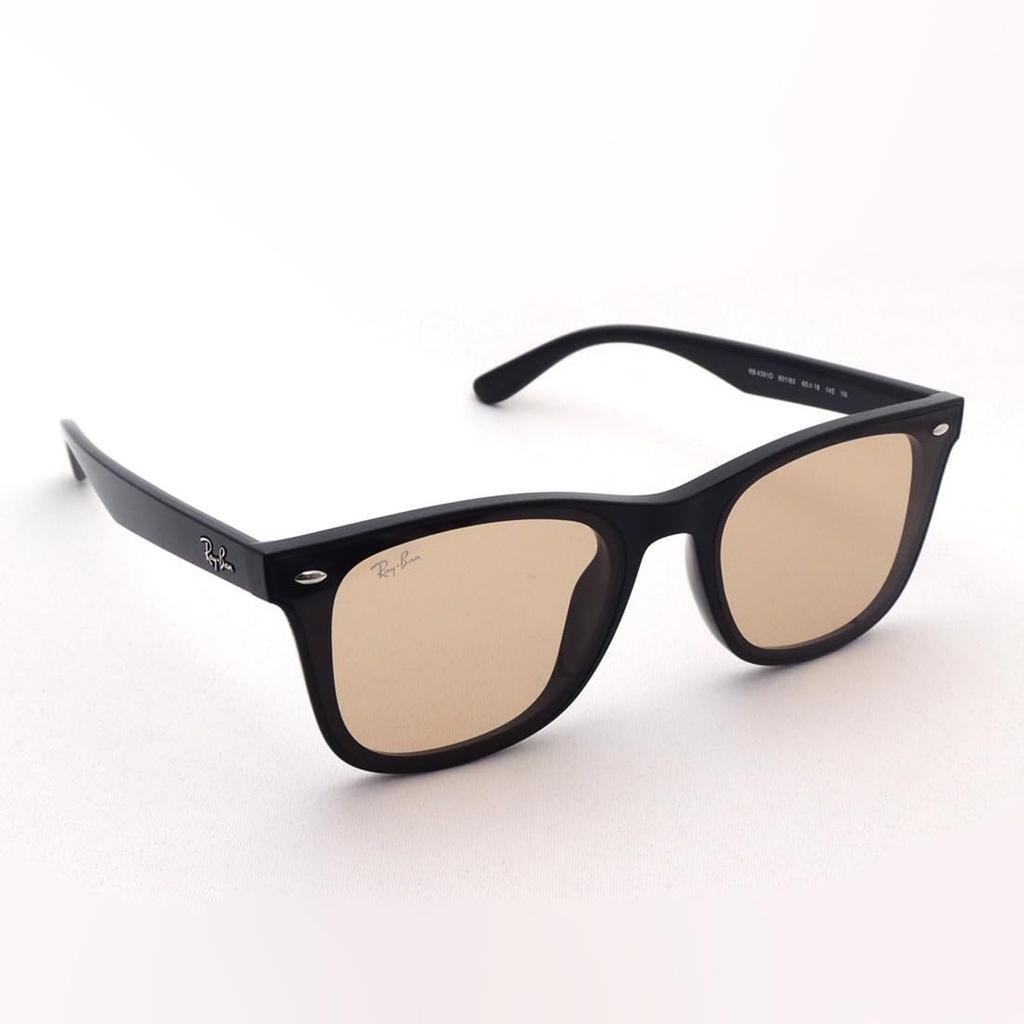 Ray-Ban RB4391D Asian Fit Sunglasses Wayfarer Style Flat Lens Casual Eyewear
