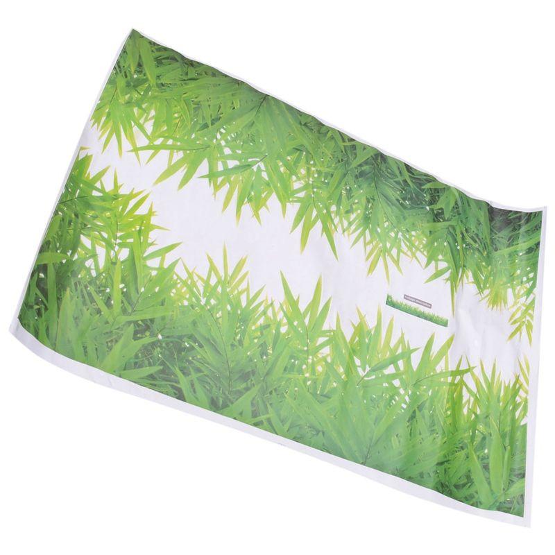 BHBL DIY Green Grass Wall Sticker Removable Wall Decor Waterproof Bedroom Mural Decal