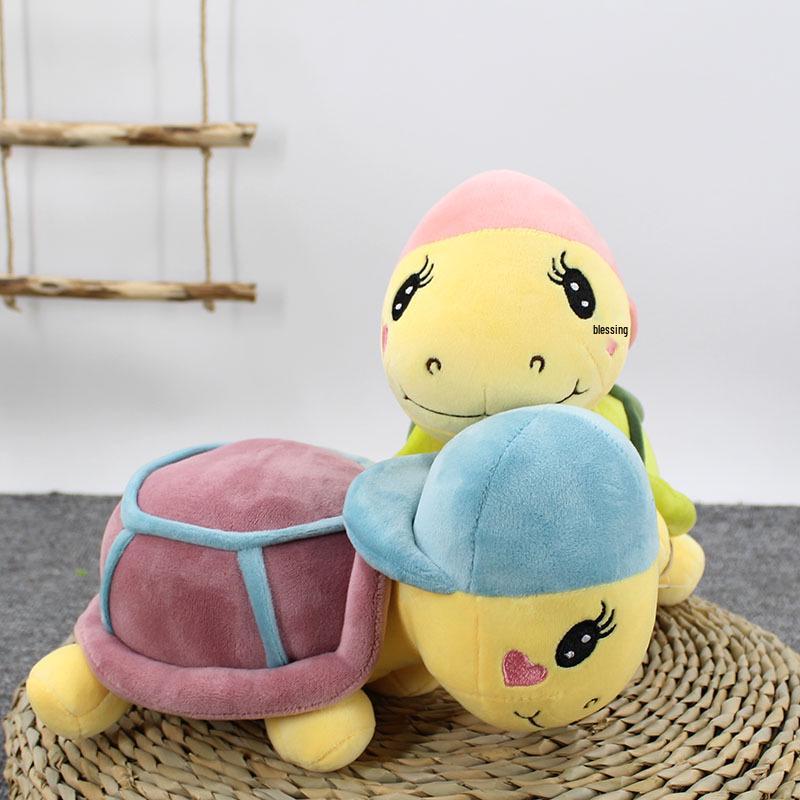 Large Turtle Plush Companion Pillow - Cute Bedtime Gift for Girls