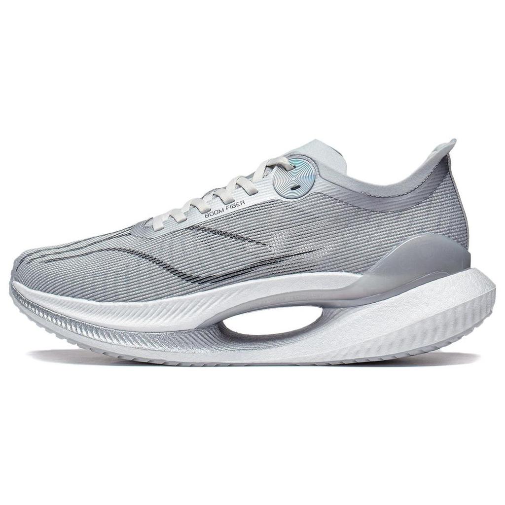 Li Ning Shadow 2 Essential Fabric Slip Resistant Abrasion Resistant Low top Running Shoes Men's Gray ARRT005-3