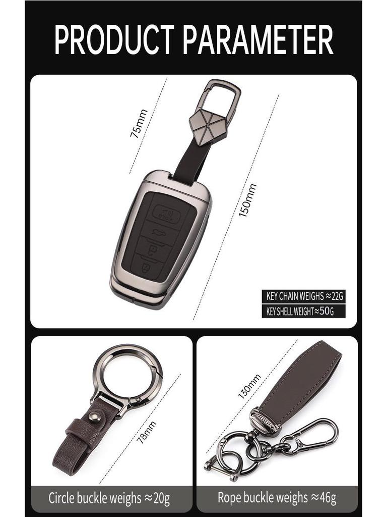 Toyota Key Covers: Compatible with Avalon, Camry, Corolla, Levin, Wildlander, RAV4, and Prado.