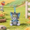 Miniso Genuine Tom and Jerry Plush Doll PP Cotton Filled Keychain Toy Cute Cartoon Gnawing Ladies Backpack Ornament Birthday Gift