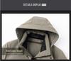 Men's 2025 Winter Mid-Length Down Jacket - High-End, Thickened White Duck Down, Business Casual Style