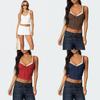 Sexy Lace Spliced Camisole With Double Straps For Street Style Women
