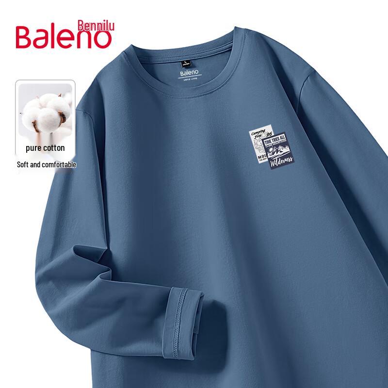 

Baleno Unisex Pure Cotton Long Sleeve T-Shirt 2XL