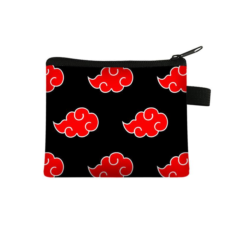 Cute Bag Naruto Children'S Change Bag, Male And Female Students' Simple Card Bag, Middle School Student Zipper Storage Bag Batch
