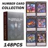 Sada karet Game Master Yugioh s klasickými a fóliovými sběratelskými kartami pro sběratele karet