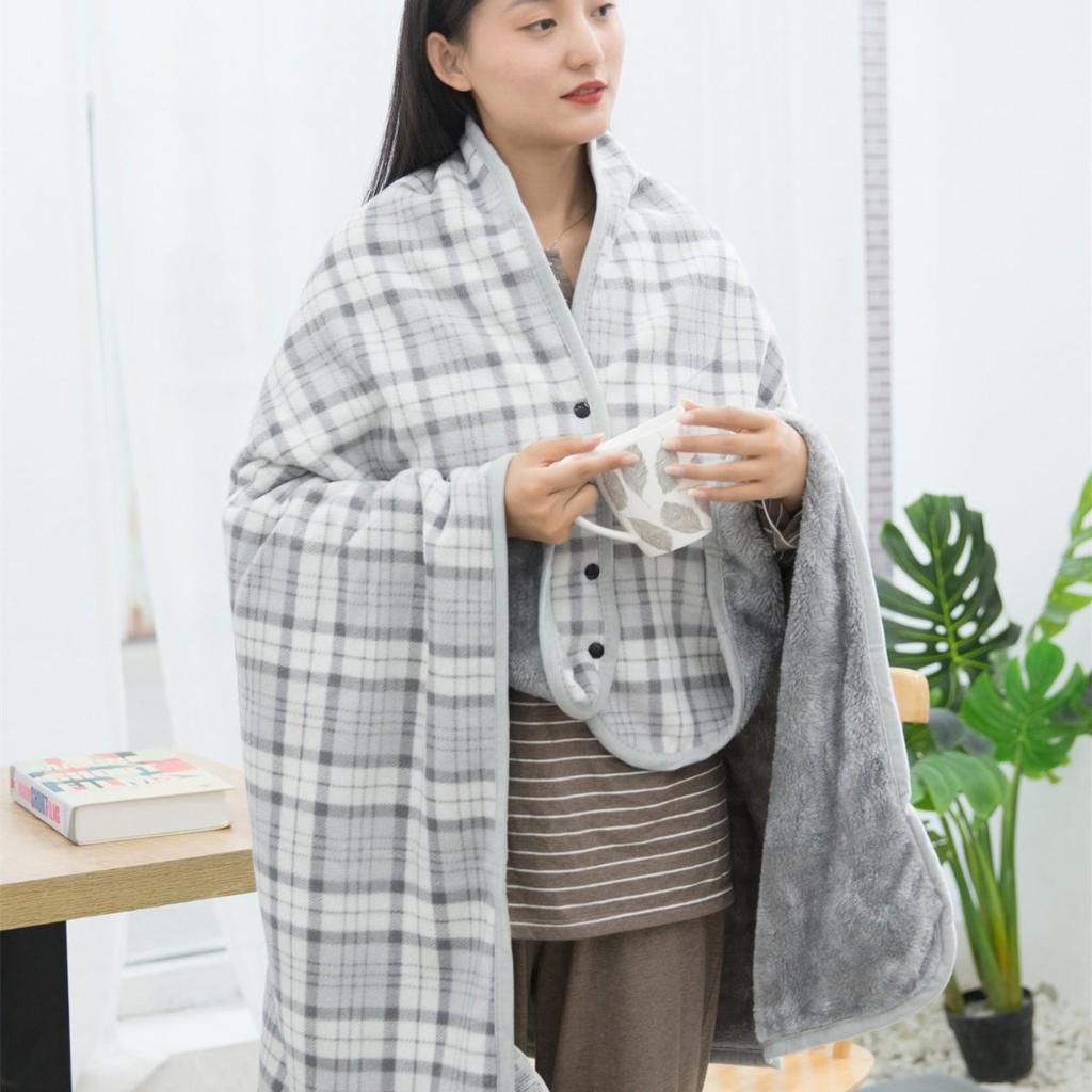 Premium Cozy Fleece Blanket - Warm, Thick, Multi-Functional for Autumn and Winter