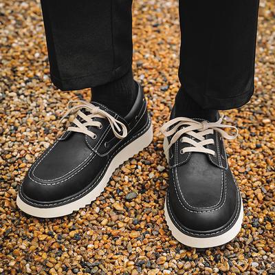 Sıcak Hakiki Deri Erkek Elbise Ayakkabıları Oxfords Dış Mekan Bağcıklı İtalyan Erkek Günlük Ayakkabıları Yürüyüş Spor Ayakkabıları Makosenler Loaferlar Giyilebilir