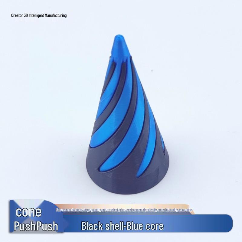 3D Kreisel Spielzeug: Pädagogisches Dekompressions-Spiralstruktur-Fingerspitzenornament