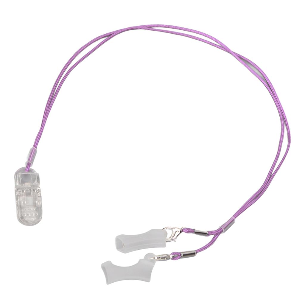 Hearing Device Clip Holder Portable Simple Fashionable Flexible Sound Amplifier Lanyard for Kid Elderly Binaural