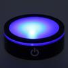 Black LED Touch Control   Base, Multi-Color Lighting Modes for 3D Sculpture Display, USB Battery Powered