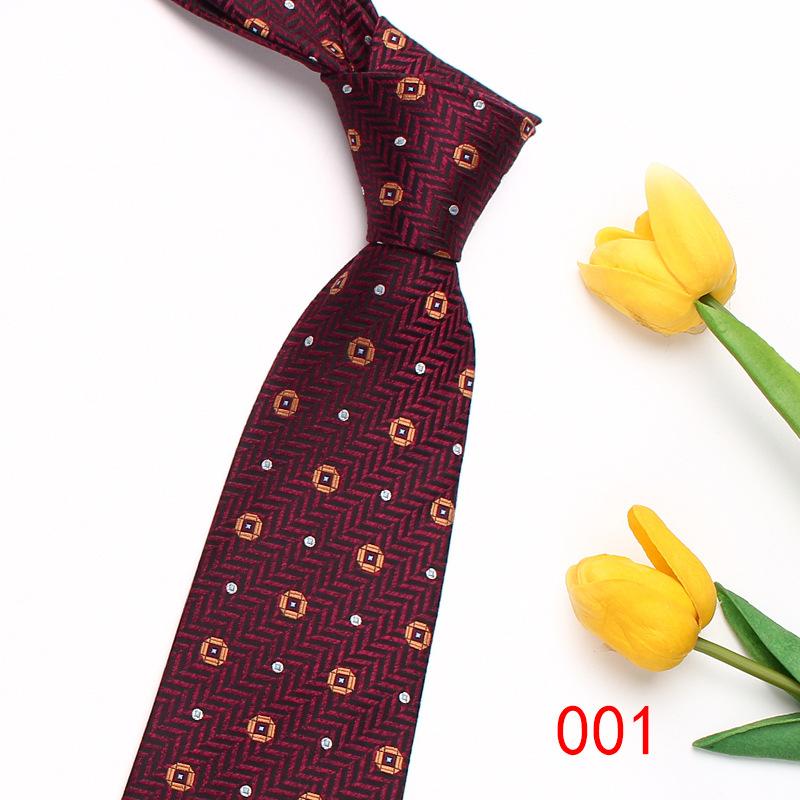Rael Tie 8Cm Burgundy Tie Men'S, Dress Business Groom Wedding Tie