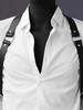 Adjustable Faux Leather Body Harness For Men - Punk Rock Style Accessory For Fashion-Forward Individuals