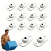4/8/12/16/20 Piezas Ruedas Giratorias Adhesivas, Deslizador Rodante de Acero Inoxidable para Electrodomésticos de Cocina, Ruedas Giratorias de 360 Grados Adhesivas para Cafetera,