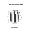 TLXT 316 Stainless Steel Folding Camping Mug